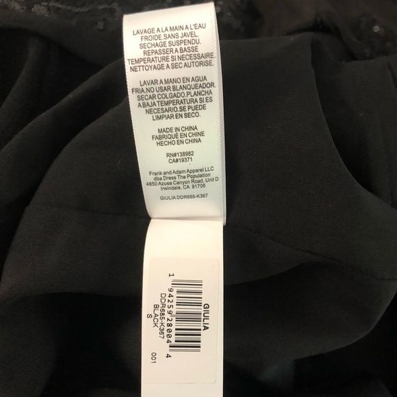 Dress the Pop Giulia Sequin Bodice Crepe Sheath - Picture 11 of 15